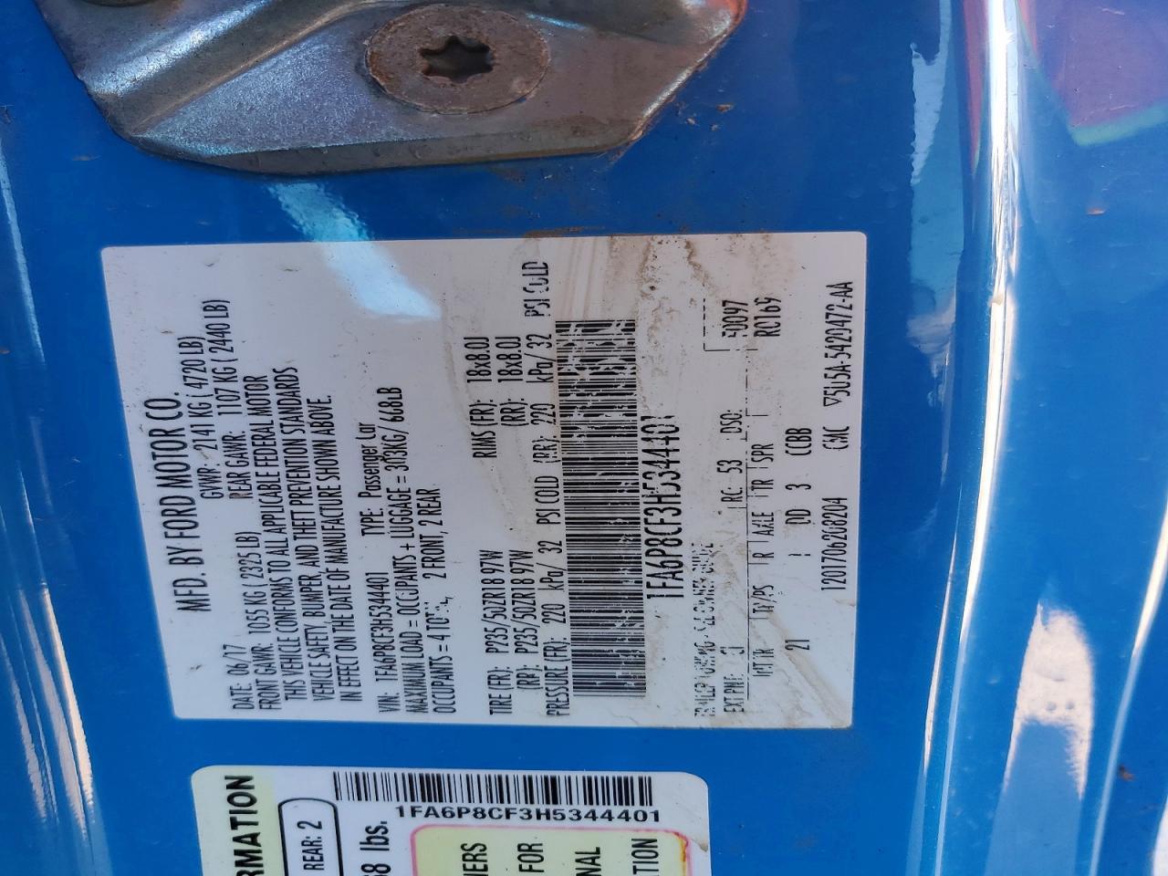 2017 Ford Mustang Gt - zdjęcie 13