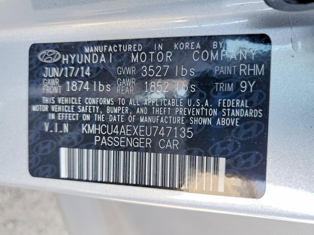 2014 Hyundai Accent Gls - zdjęcie 12