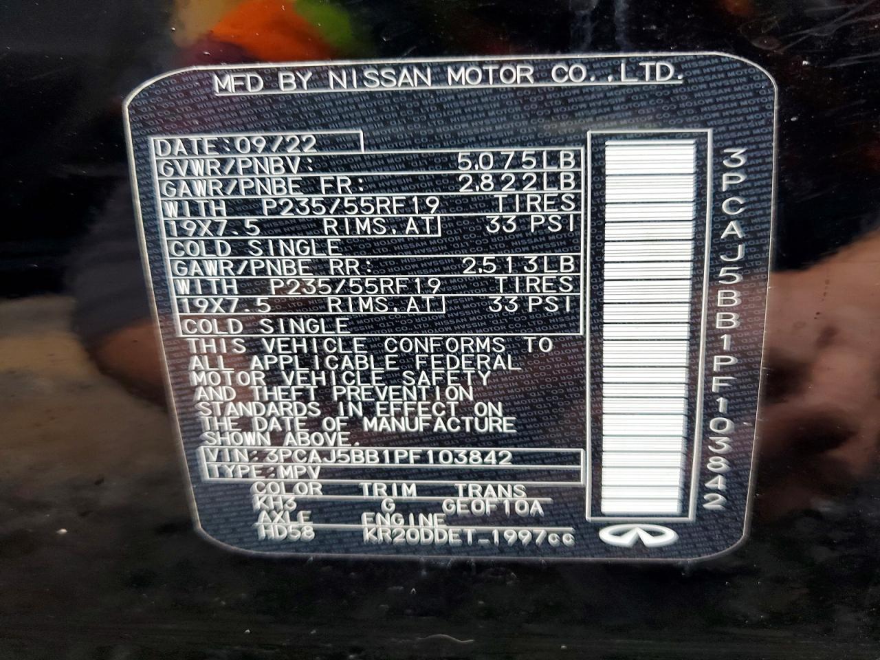 2023 Infiniti Qx50 Luxe - zdjęcie 14