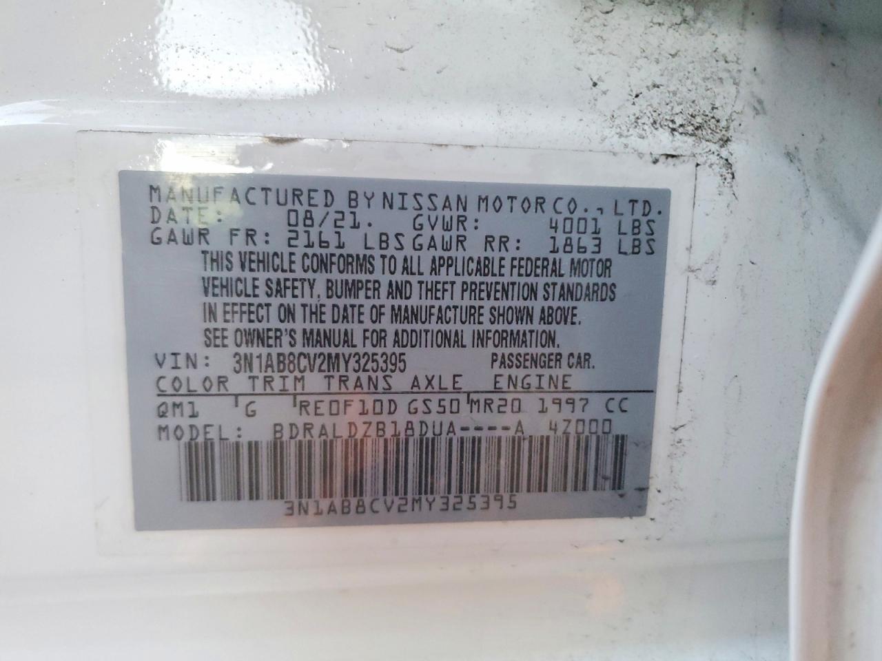 2021 Nissan Sentra Sv - zdjęcie 12