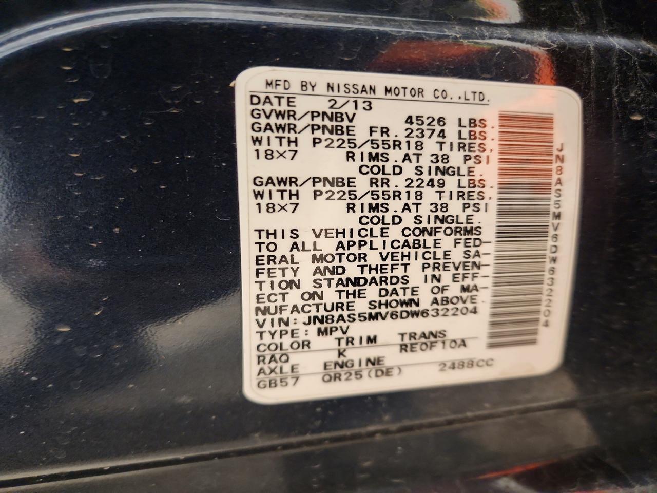 2013 Nissan Rogue S - zdjęcie 13