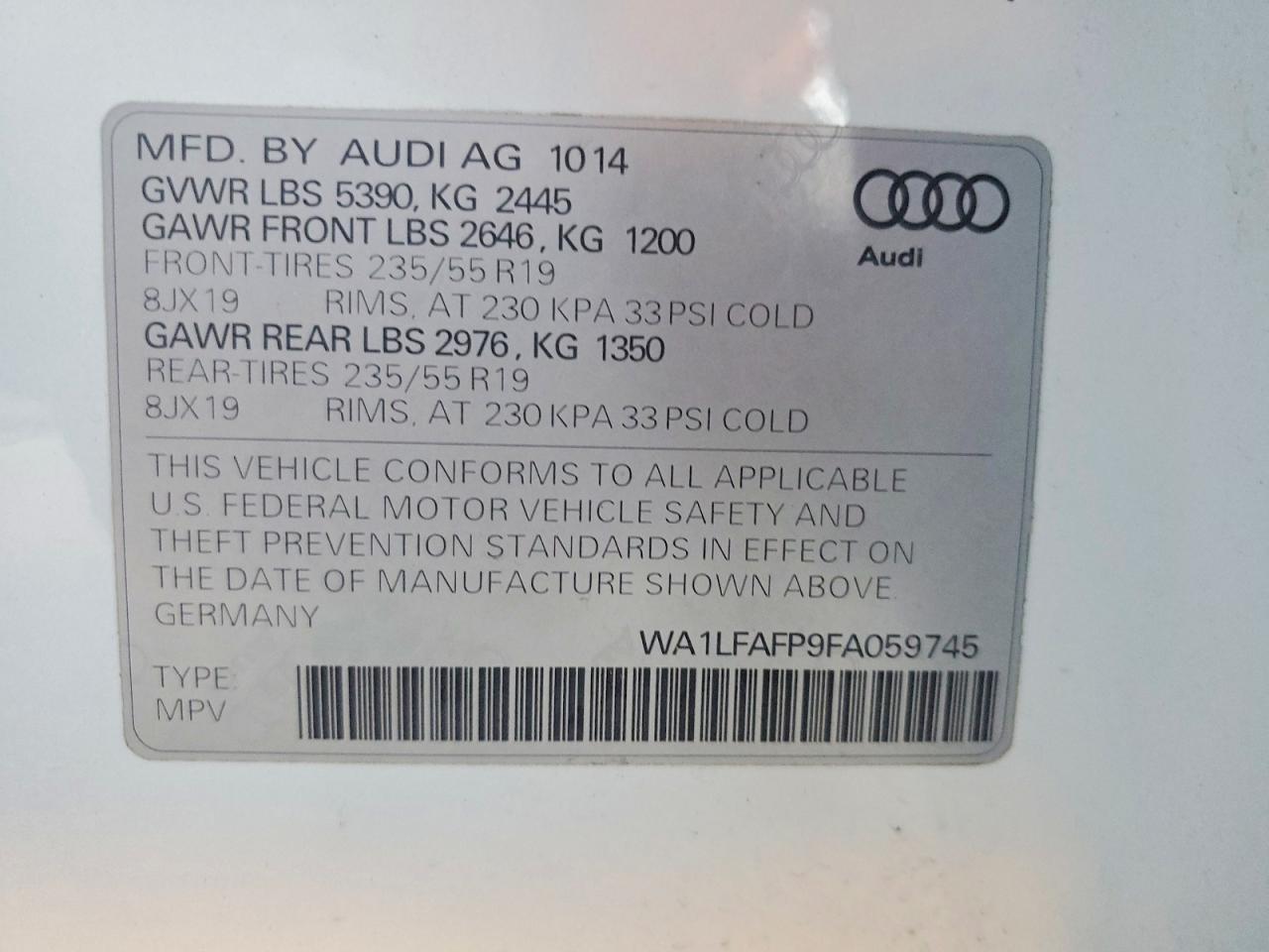 2015 Audi Q5 Premium Plus - zdjęcie 12