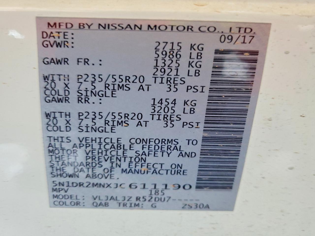 2018 Nissan Pathfinder Platinum - zdjęcie 13