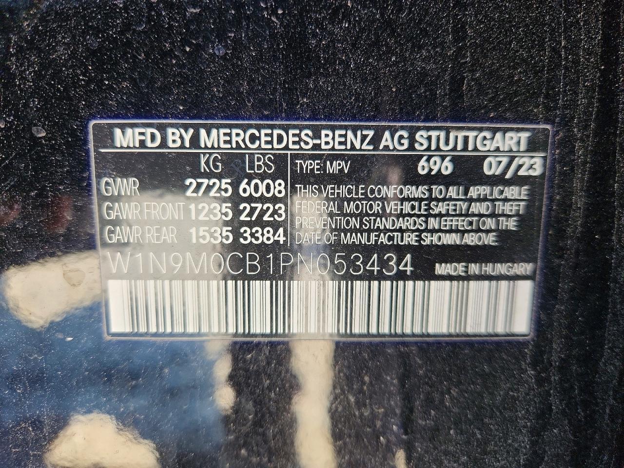 2023 Mercedes-Benz Eqb 250+ - zdjęcie 14