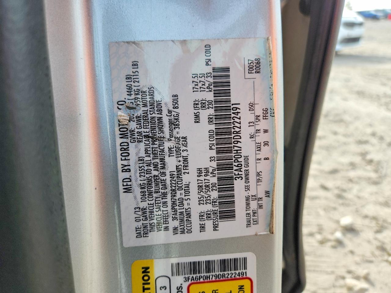 2013 Ford Fusion Se - zdjęcie 12