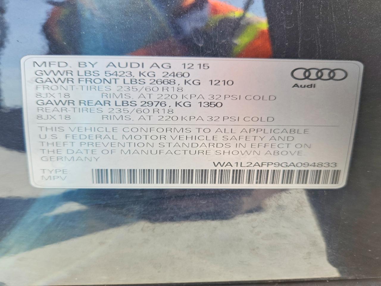 2016 Audi Q5 Premium Plus - zdjęcie 13