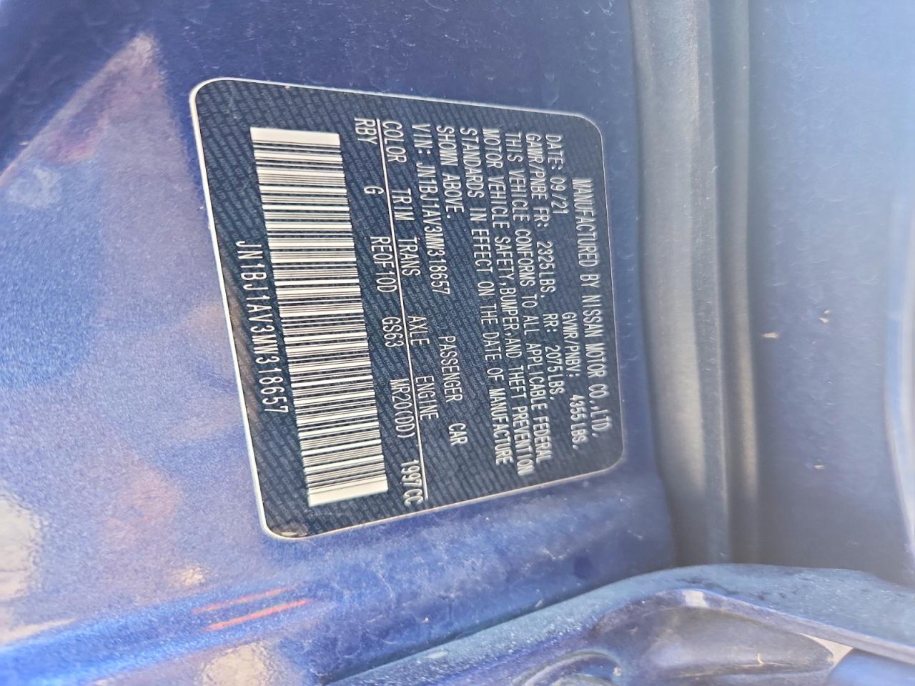 2021 Nissan Rogue Sport S - zdjęcie 13