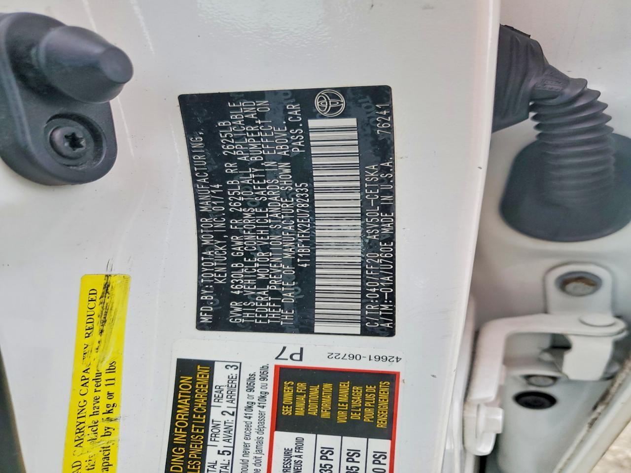 2014 Toyota Camry Se - zdjęcie 12