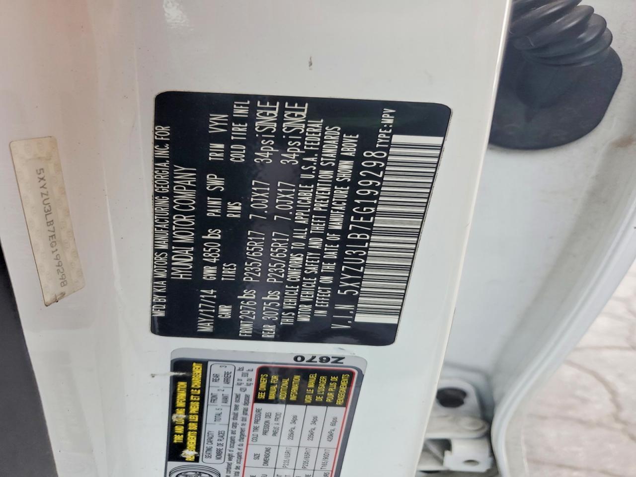 2014 Hyundai Santa Fe Sport 2.4L - zdjęcie 13