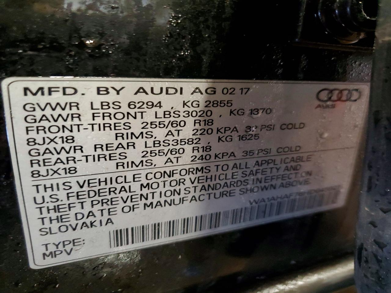 2017 Audi Q7 Premium - zdjęcie 13