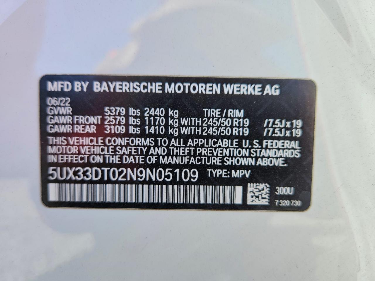 2022 BMW X4 xDrive30I - zdjęcie 13