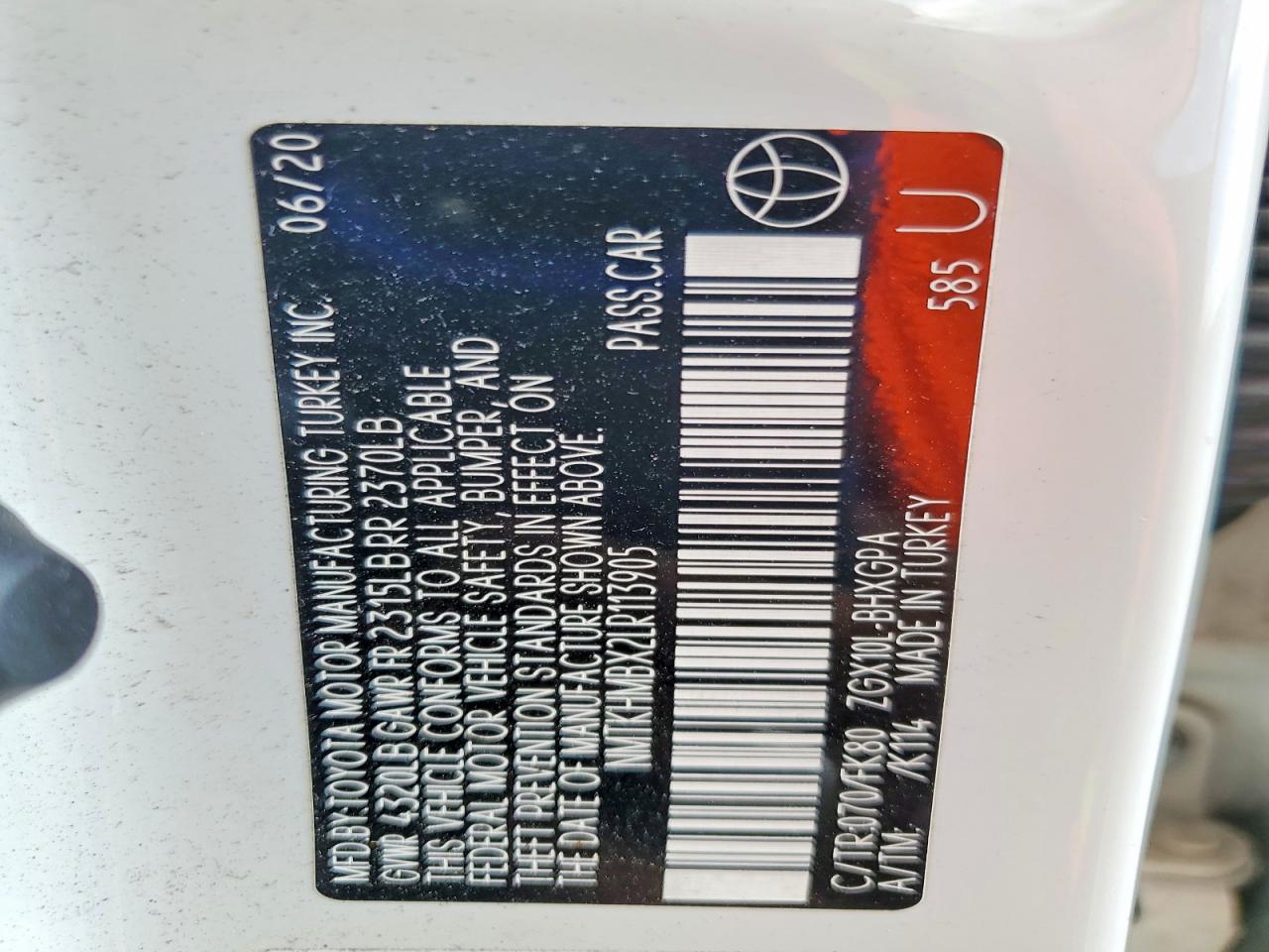 2020 Toyota C-Hr Xle - zdjęcie 13