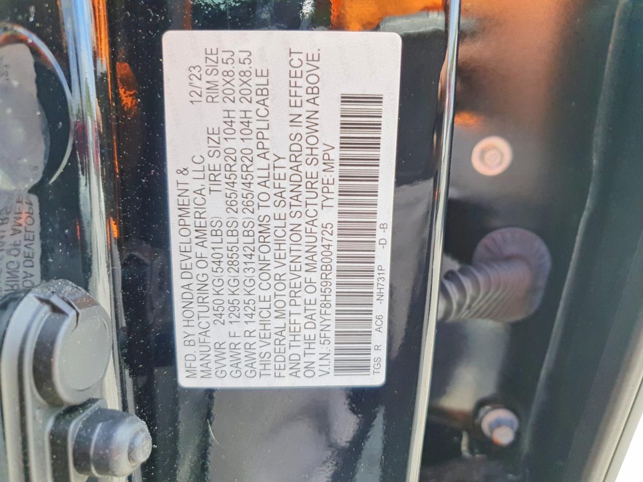 2024 Honda Passport Exl - zdjęcie 14