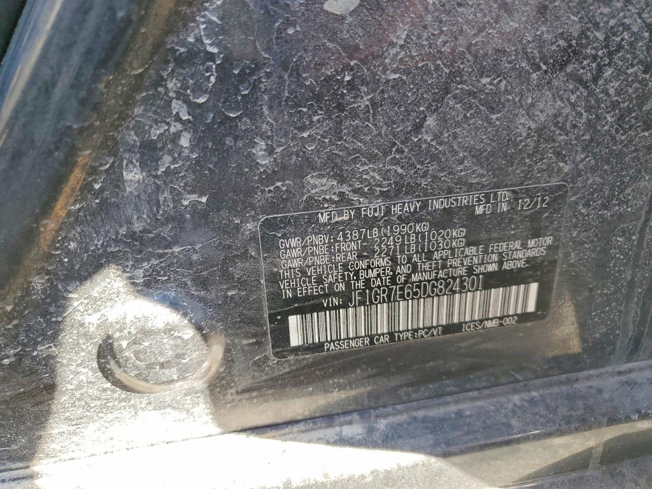 2013 Subaru Impreza Wrx - zdjęcie 13