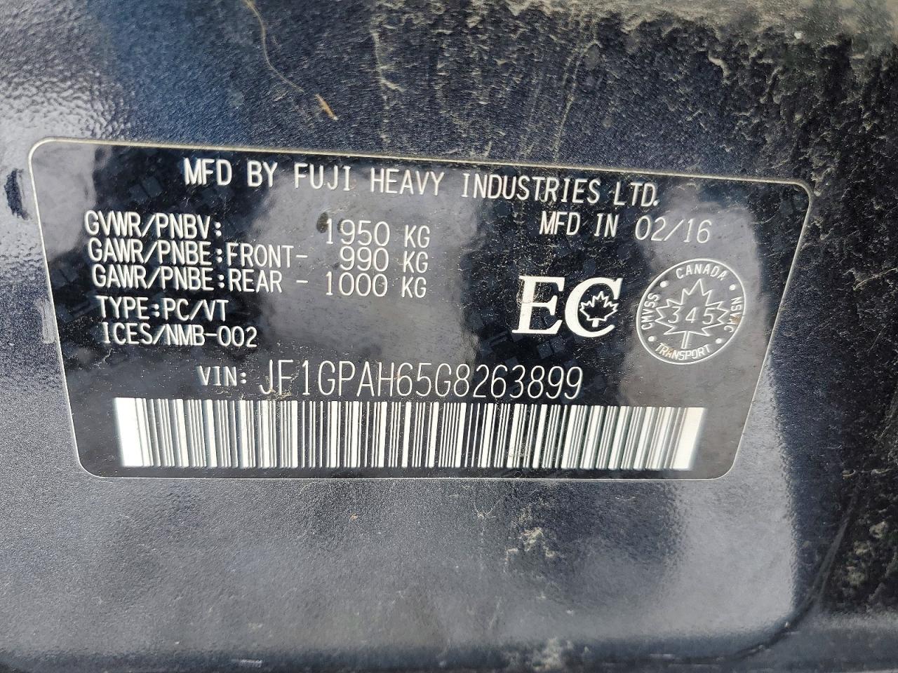 2016 Subaru Impreza Premium Plus - zdjęcie 12