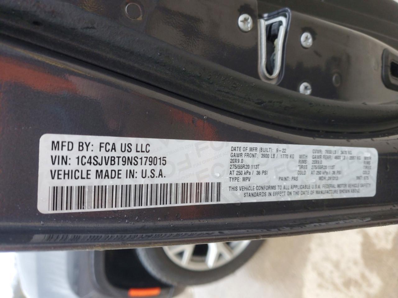 2022 Jeep Wagoneer Series Ii - zdjęcie 13