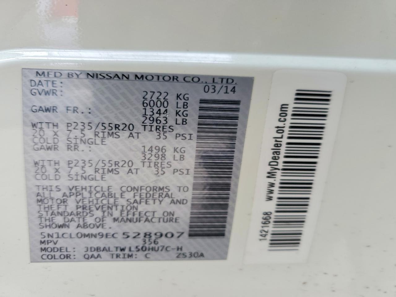 2014 Infiniti Qx60 Hybrid Base - zdjęcie 14