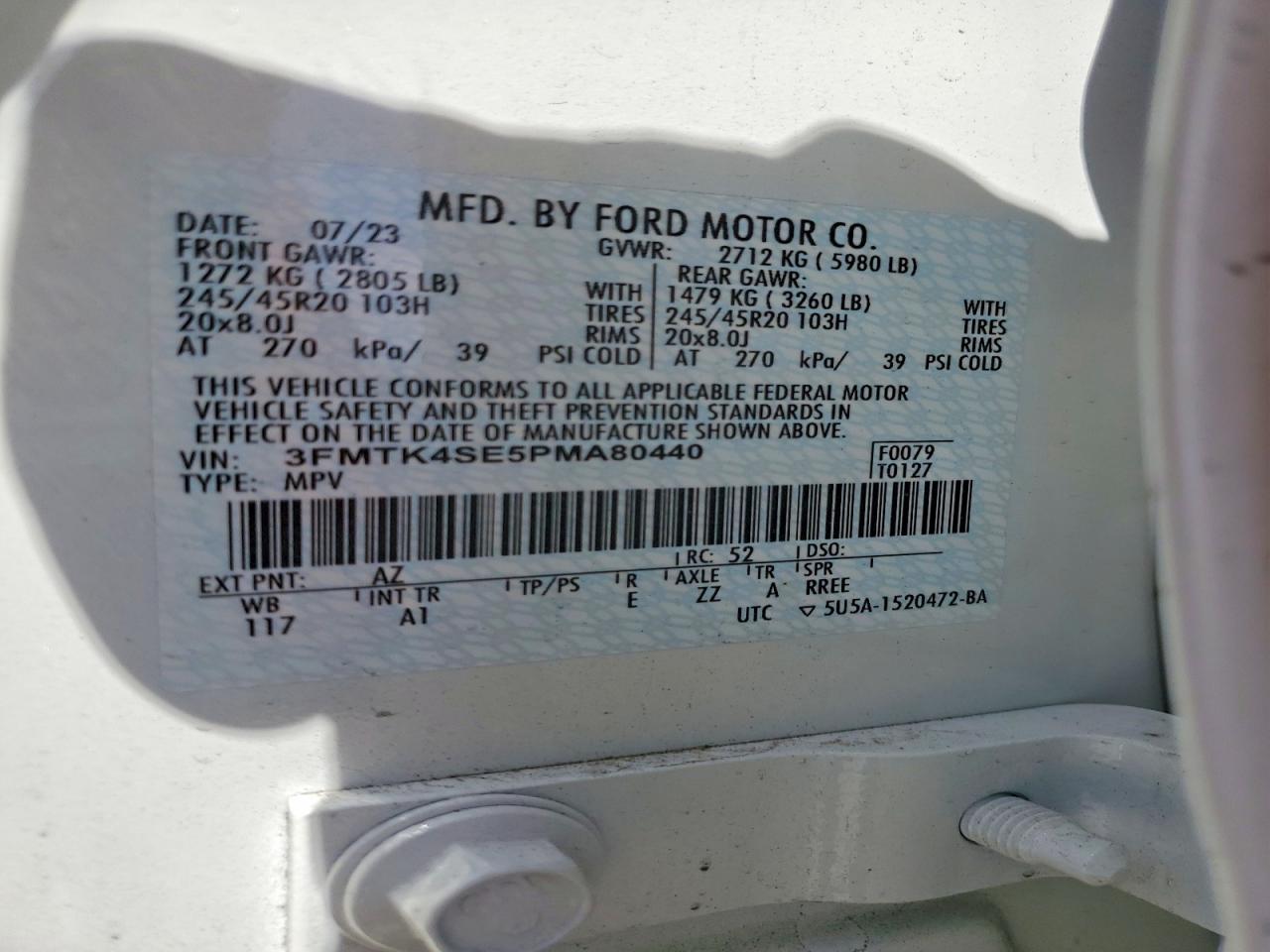 2023 Ford Mustang Mach-E Gt - zdjęcie 13