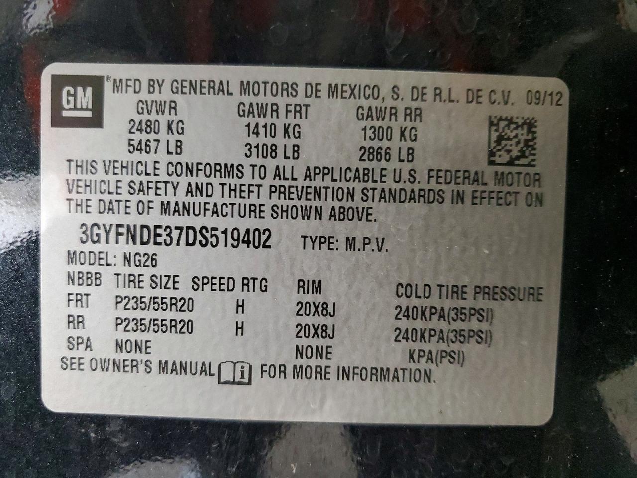 2013 Cadillac Srx Performance Collection - zdjęcie 14