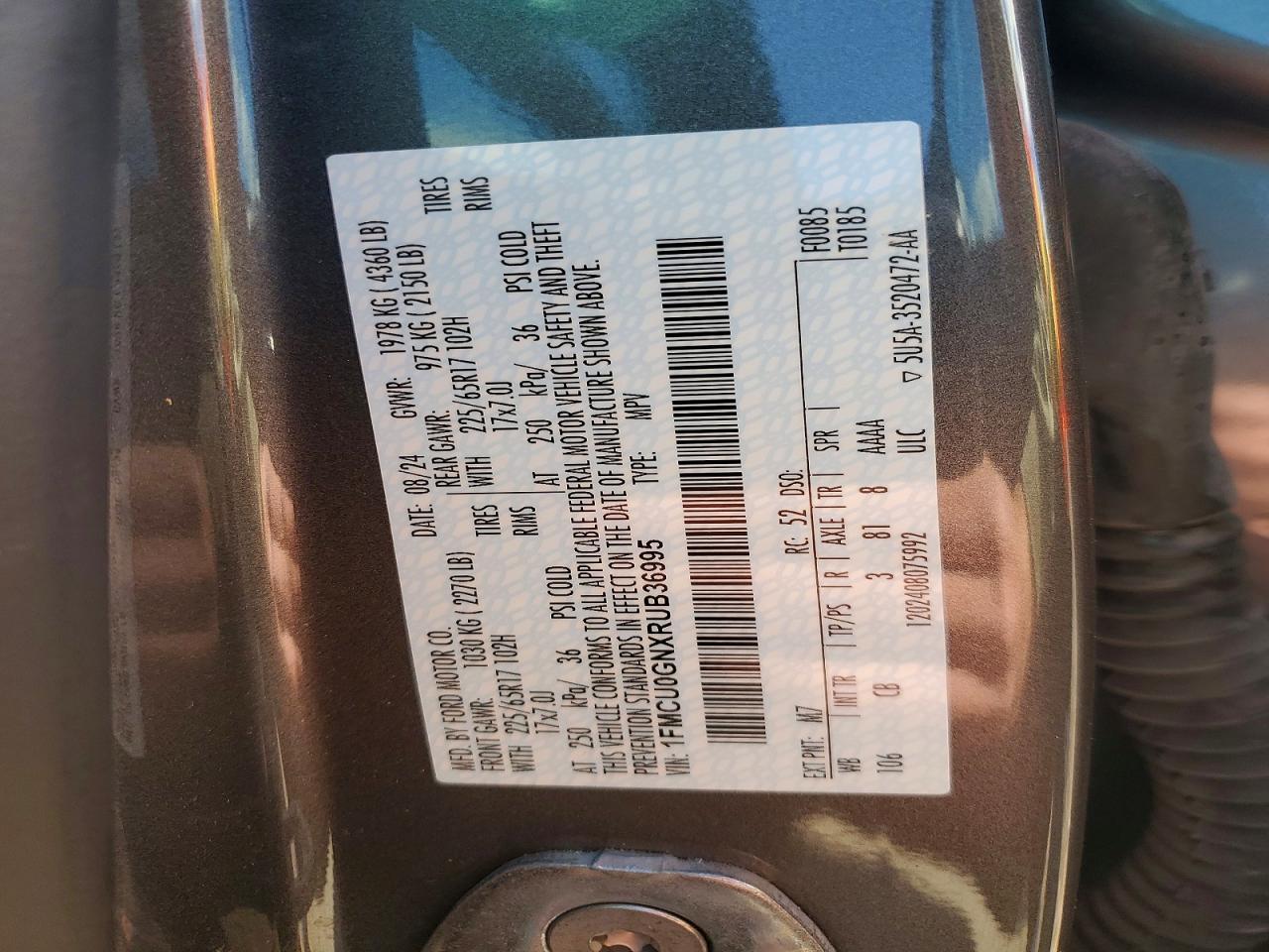 2024 Ford Escape Active - zdjęcie 13