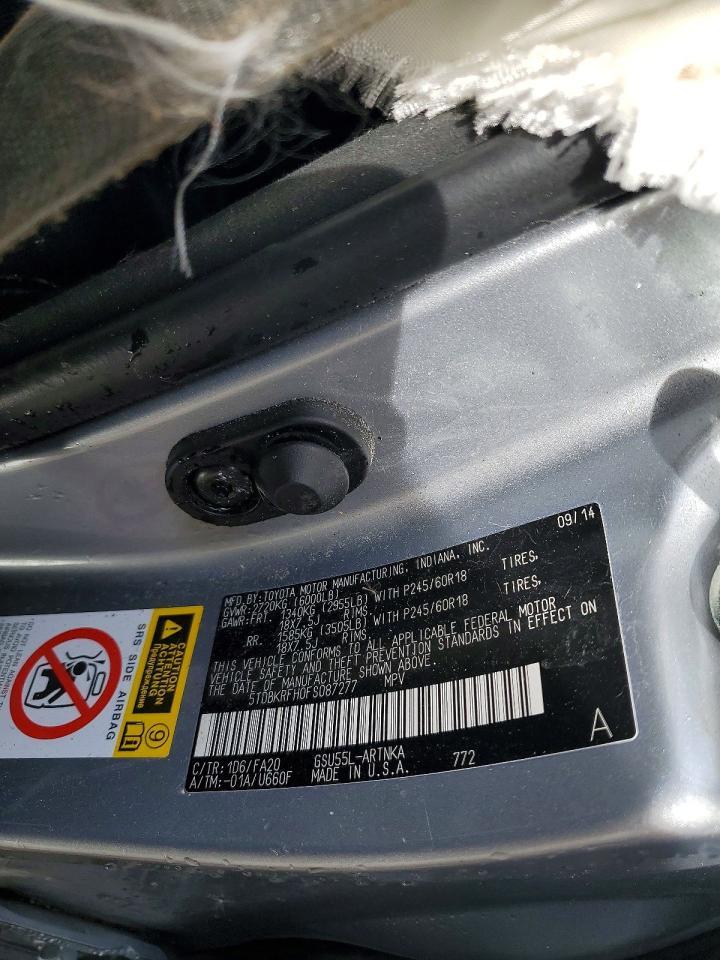 2015 Toyota Highlander Le Plus - zdjęcie 13