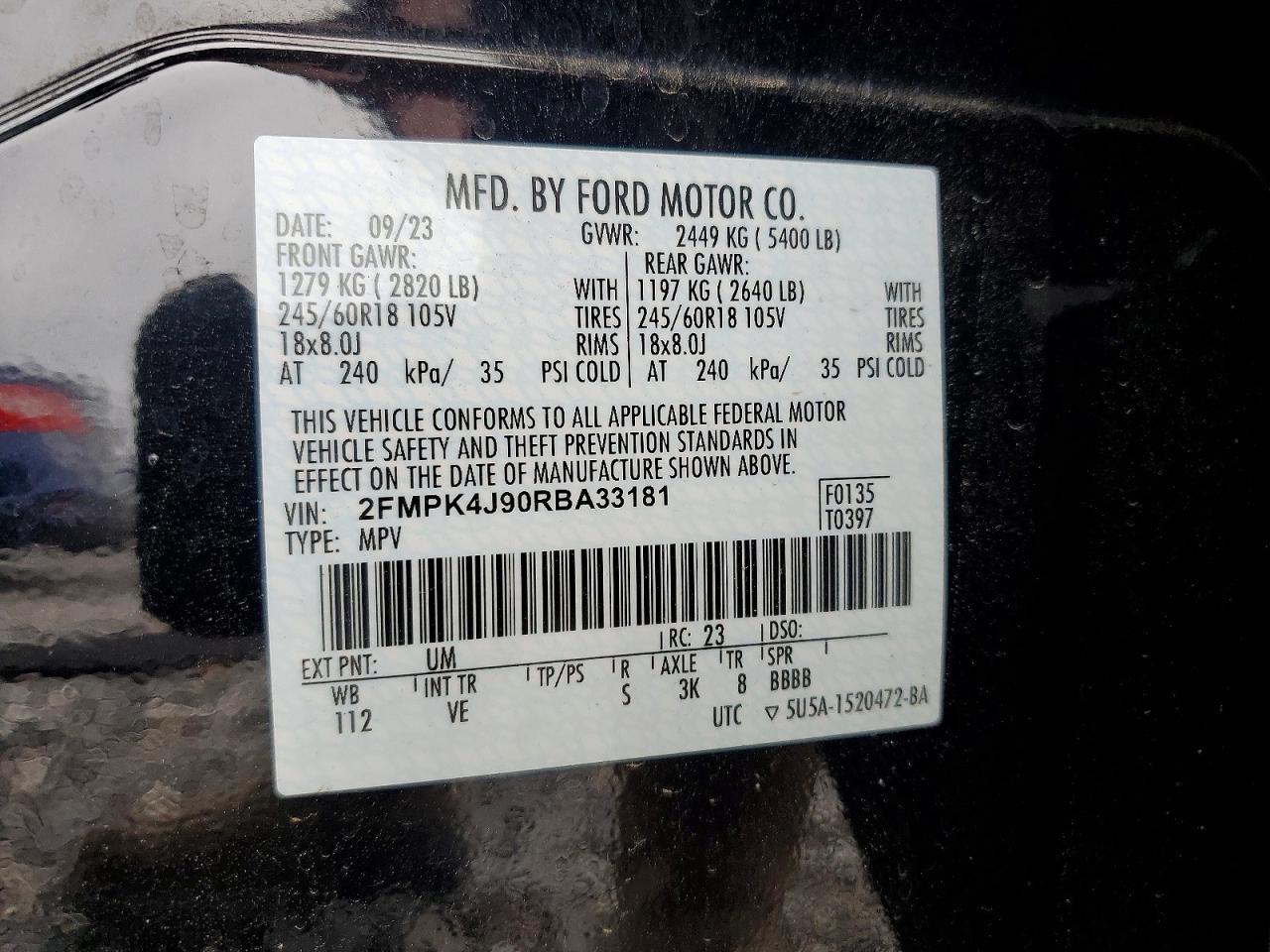 2024 Ford Edge Sel - zdjęcie 13