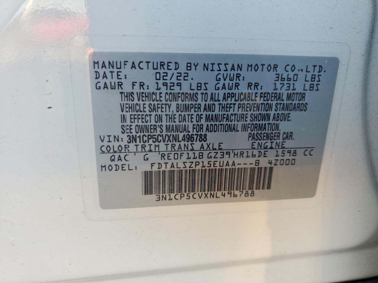 2022 Nissan Kicks Sv - zdjęcie 13