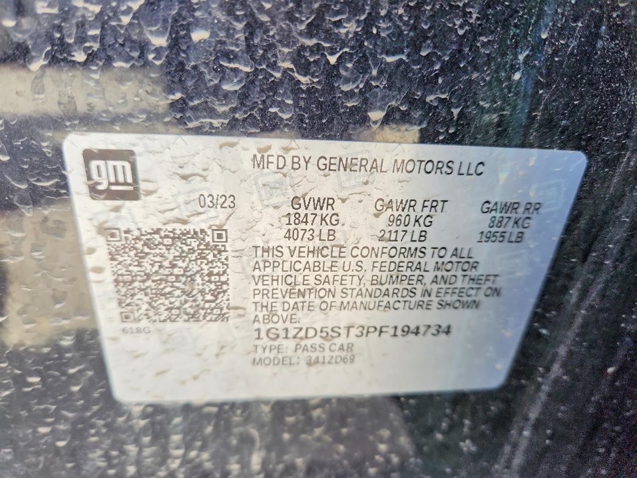 2023 Chevrolet Malibu Lt - zdjęcie 12