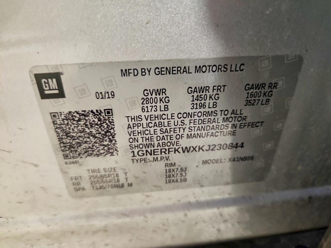 2019 Chevrolet Traverse Ls - zdjęcie 14