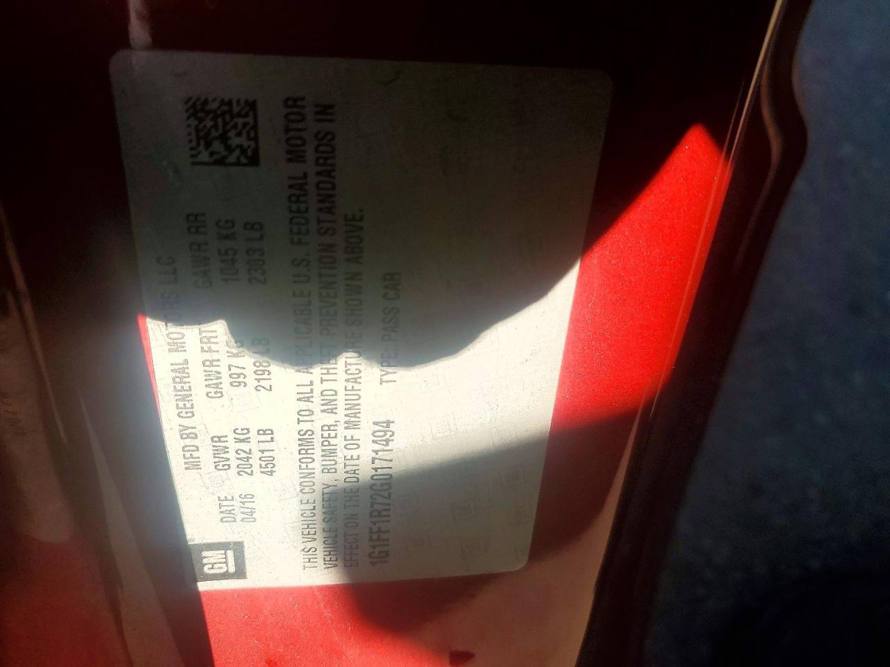 2016 Chevrolet Camaro Ss - zdjęcie 13