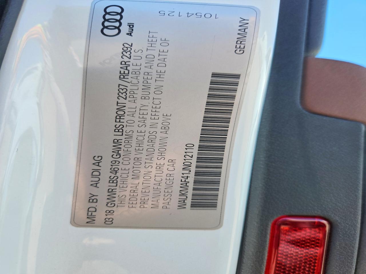 2018 Audi A4 Premium - zdjęcie 13