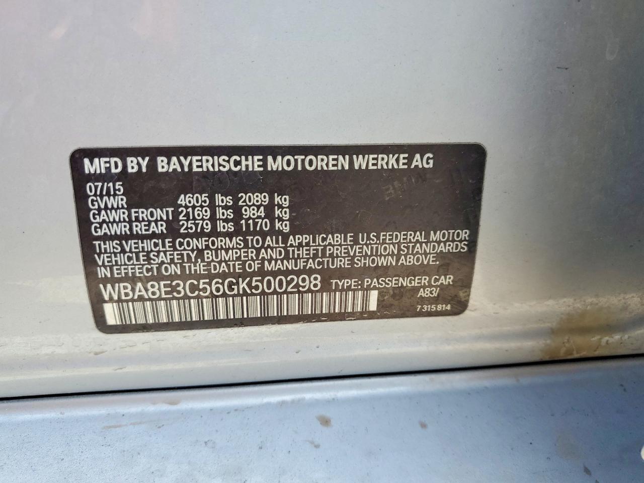 2016 BMW 328 Xi Sulev - zdjęcie 12