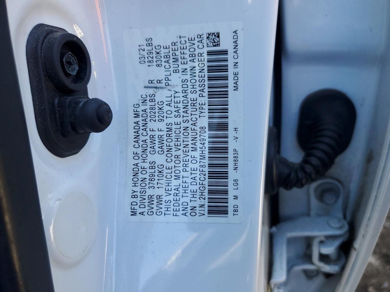 2021 Honda Civic Sport - zdjęcie 13