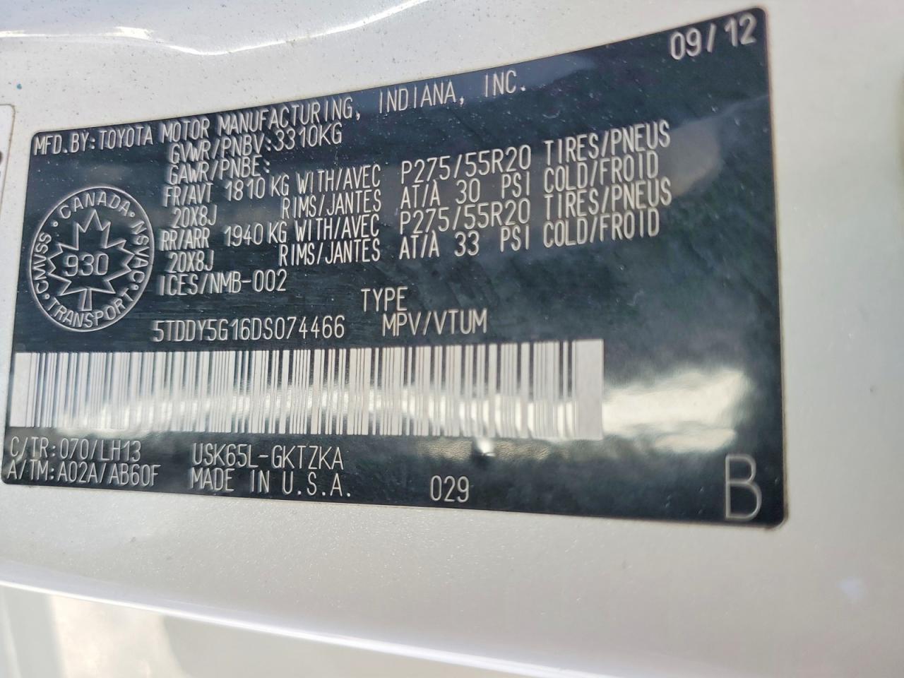 2013 Toyota Sequoia Platinum - zdjęcie 13
