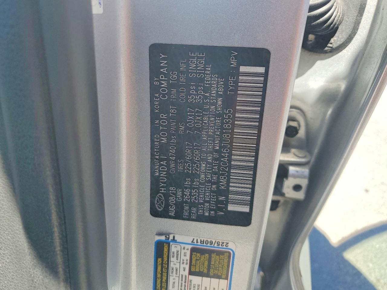 2018 Hyundai Tucson Se - zdjęcie 13