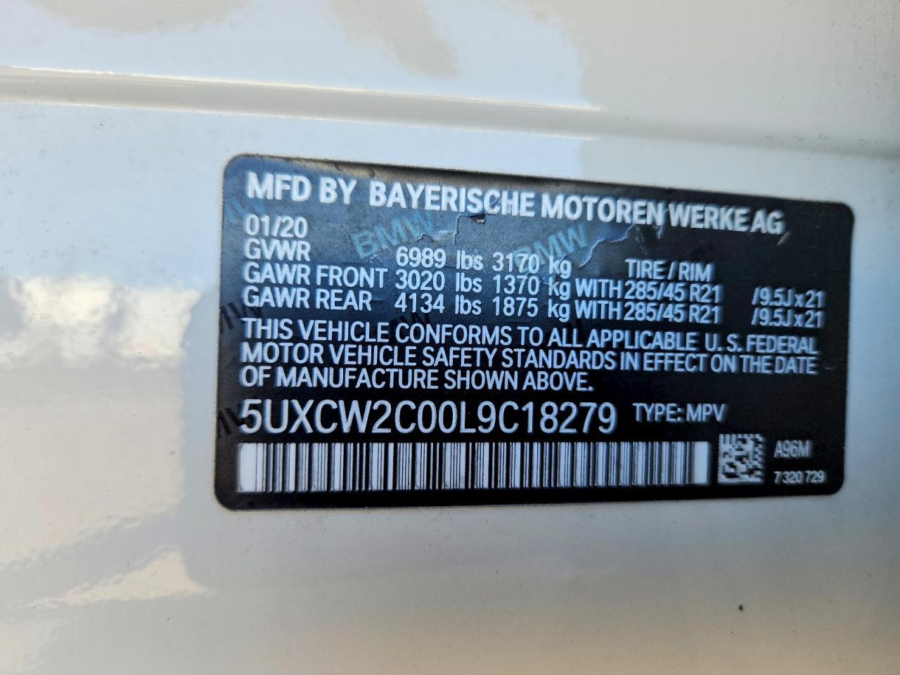 2020 BMW X7 xDrive40I - zdjęcie 13