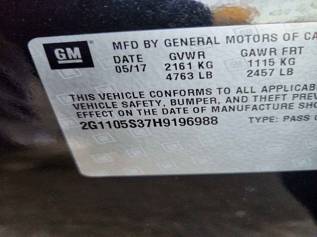 2017 Chevrolet Impala Lt - zdjęcie 14