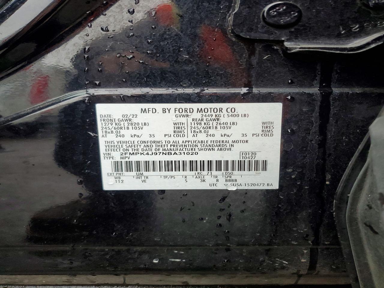 2022 Ford Edge Sel - zdjęcie 13