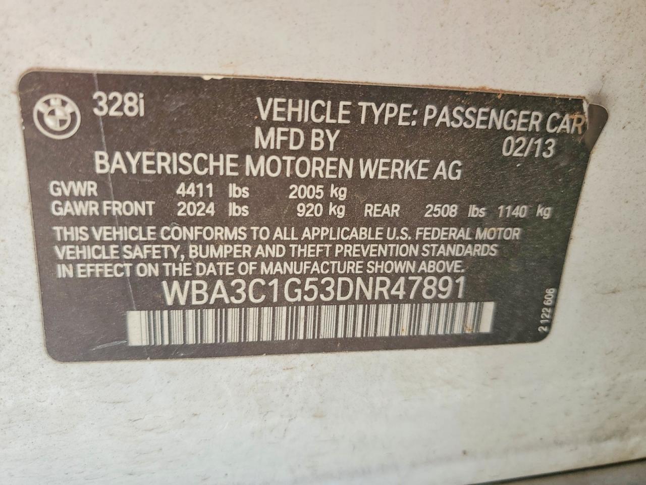 2013 BMW 328 I Sulev - zdjęcie 12