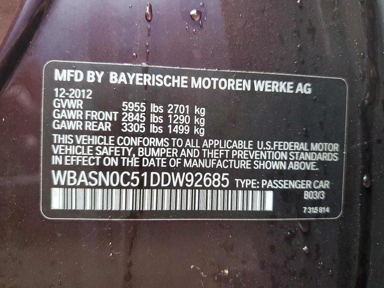 2013 BMW 550 Igt - zdjęcie 12