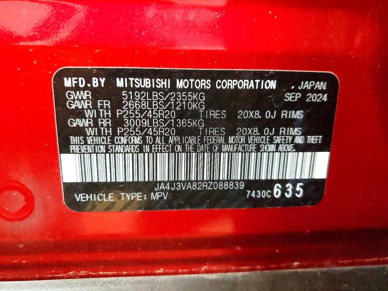 2024 Mitsubishi Outlander Se - zdjęcie 13