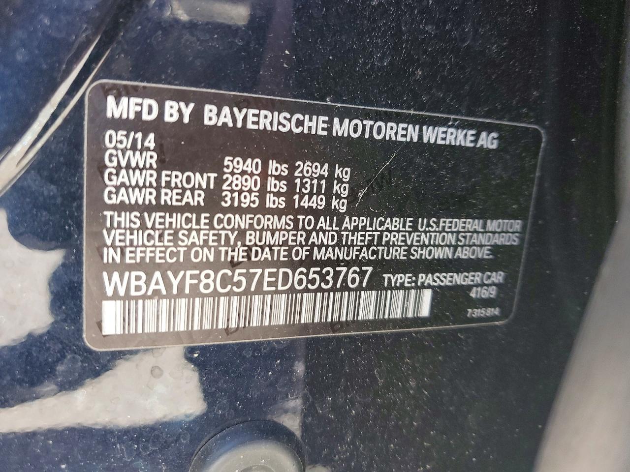 2014 BMW 750 Lxi - zdjęcie 12