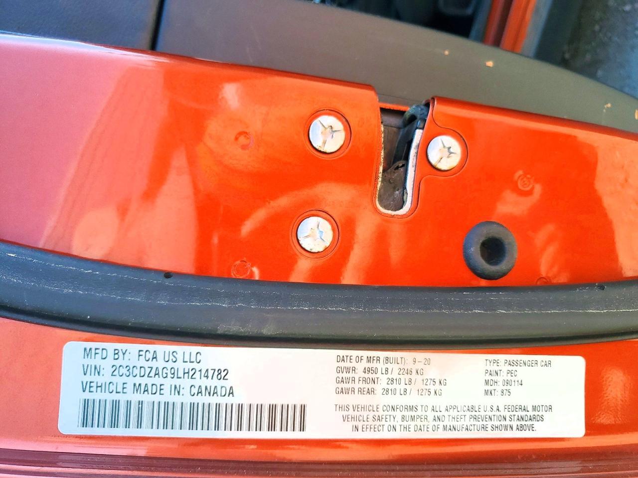 2020 Dodge Challenger Sxt - zdjęcie 13