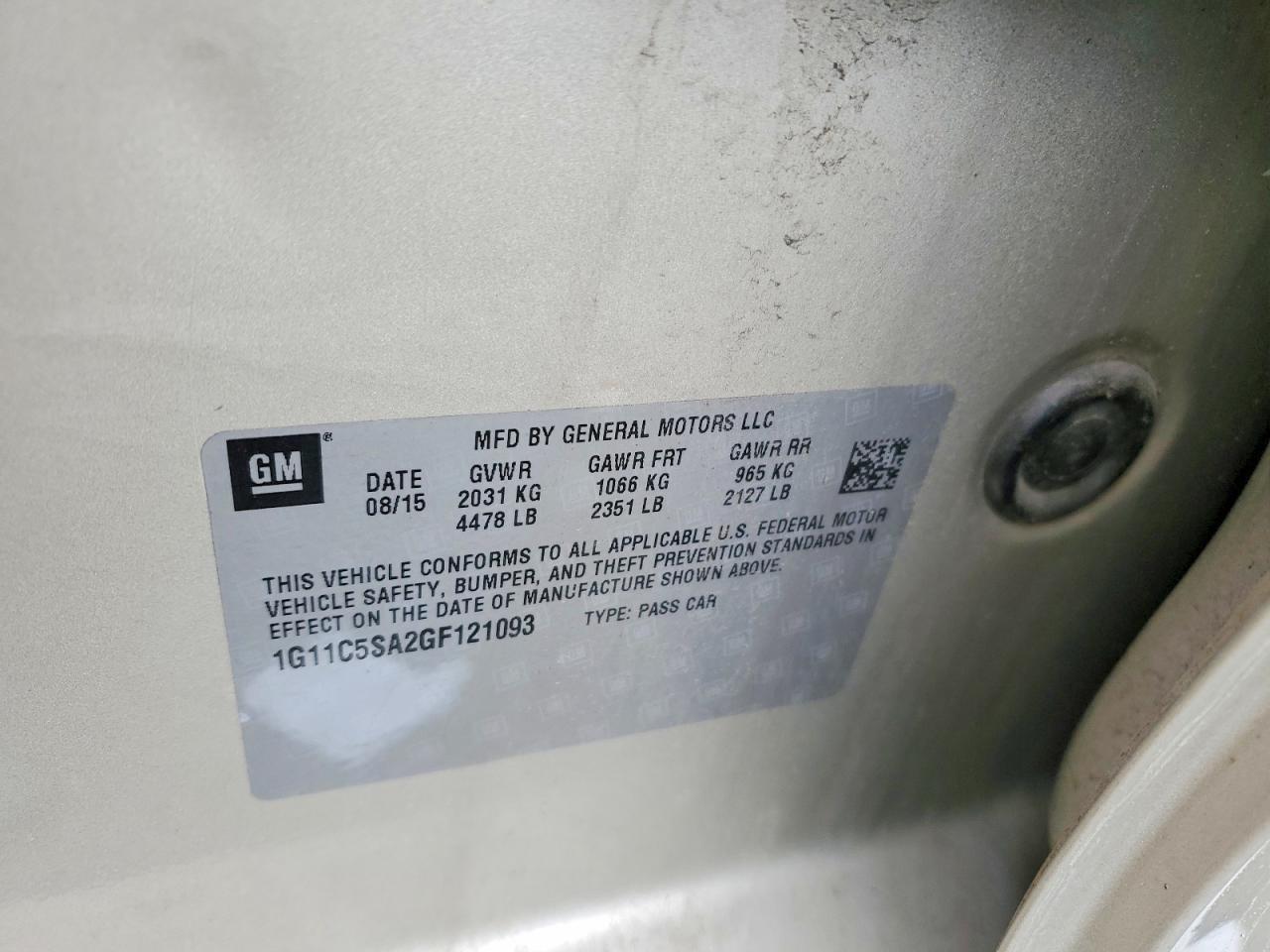 2016 Chevrolet Malibu Limited Lt - zdjęcie 12