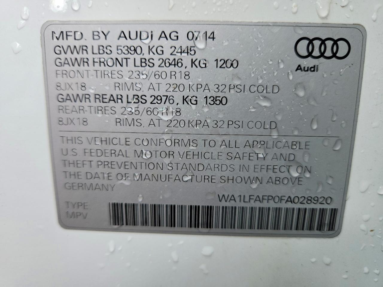 2015 Audi Q5 Premium Plus - zdjęcie 13