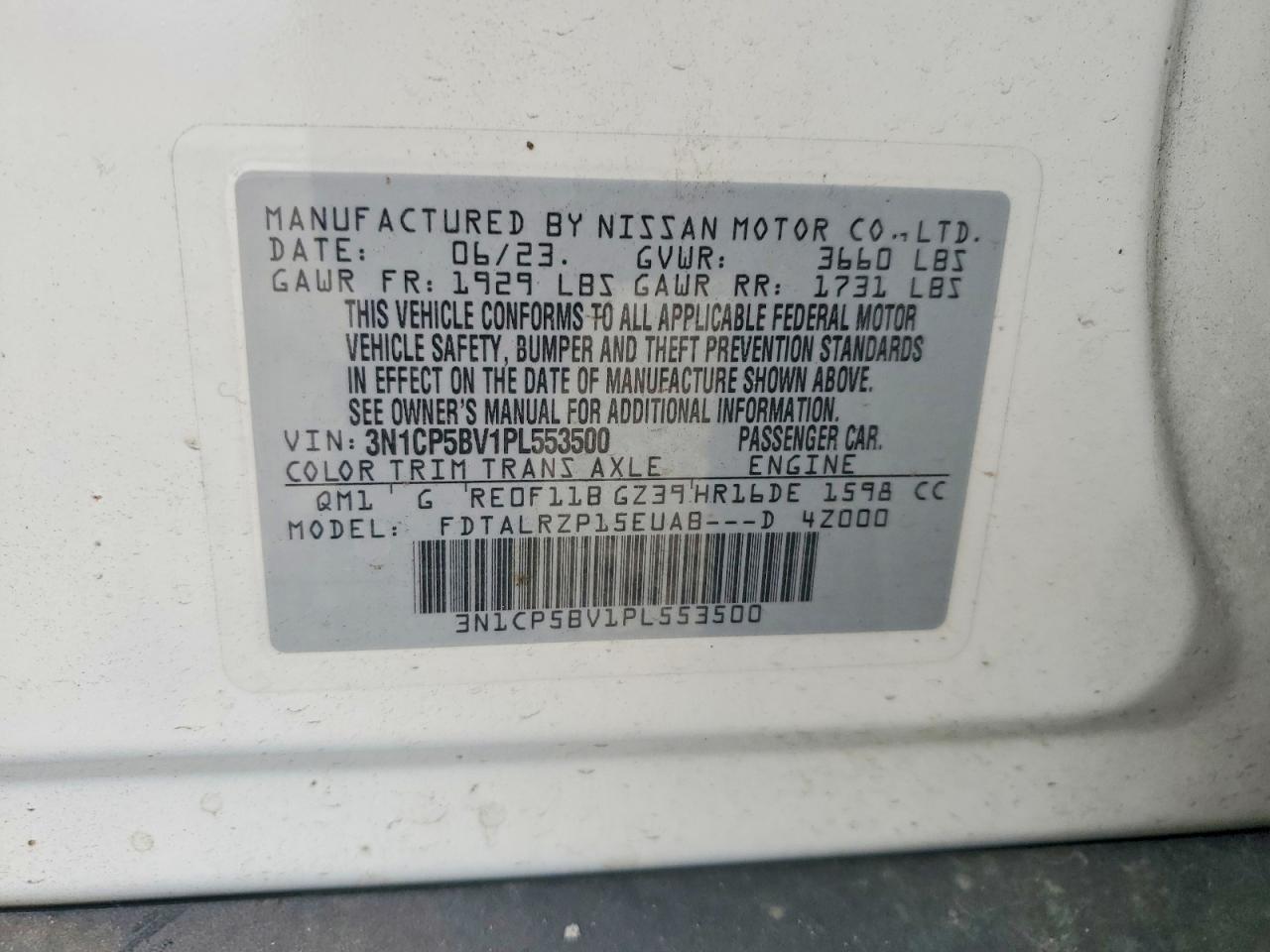 2023 Nissan Kicks S - zdjęcie 14