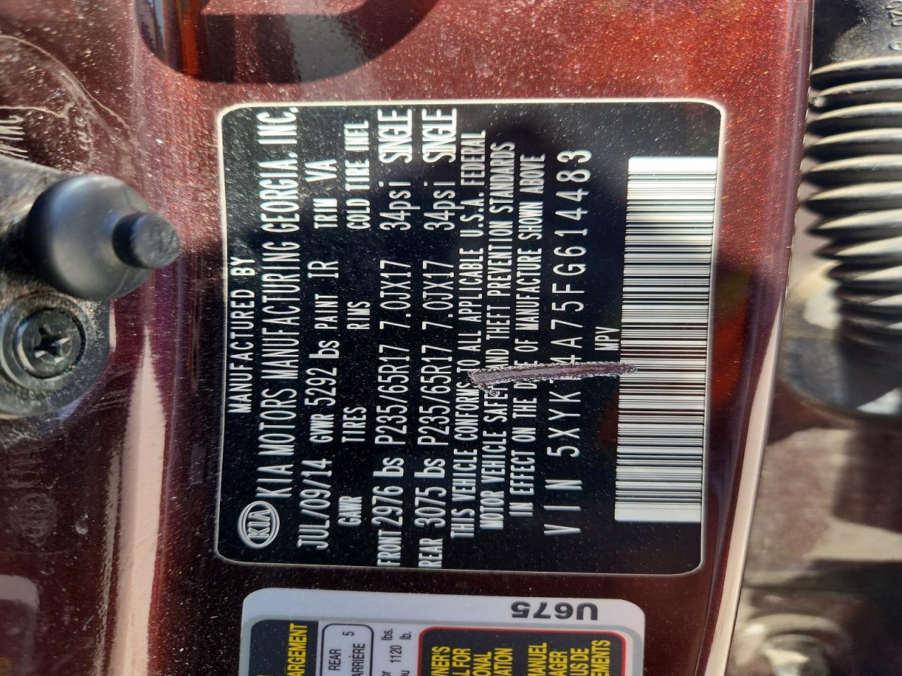 2015 Kia Sorento Lx - zdjęcie 13