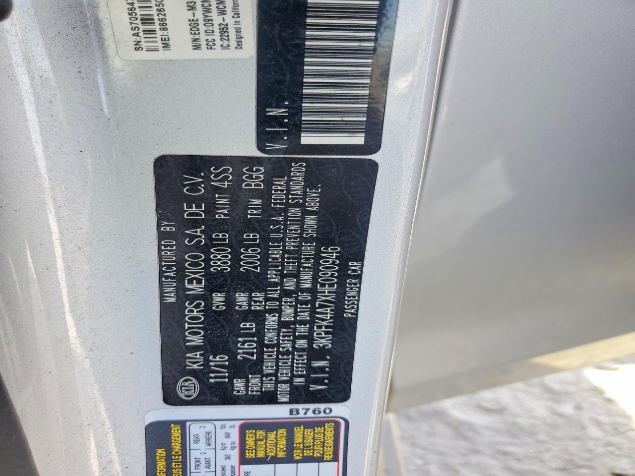 2017 Kia Forte Lx - zdjęcie 12