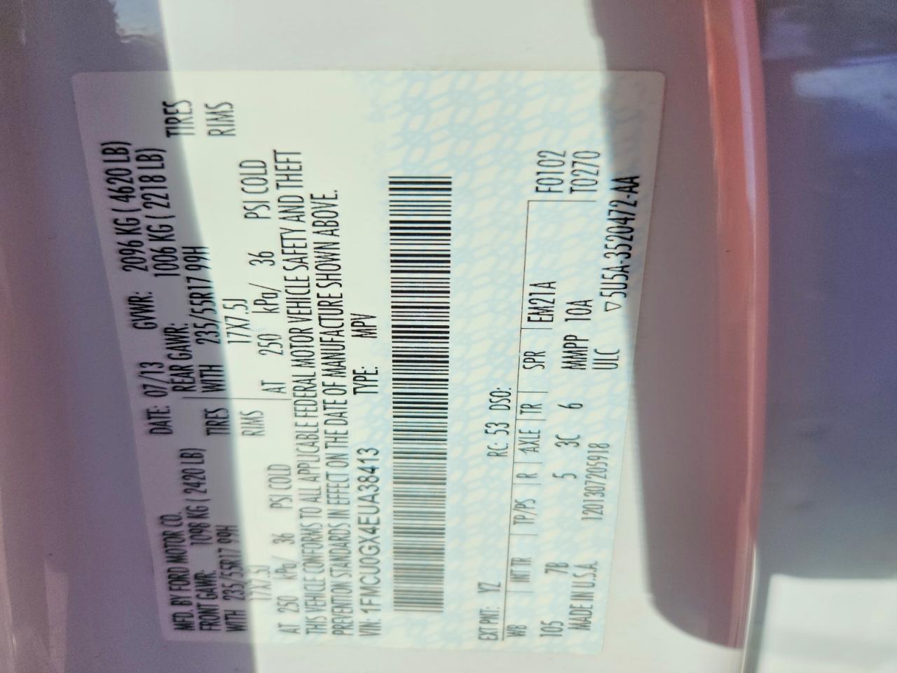 2014 Ford Escape Se - zdjęcie 12