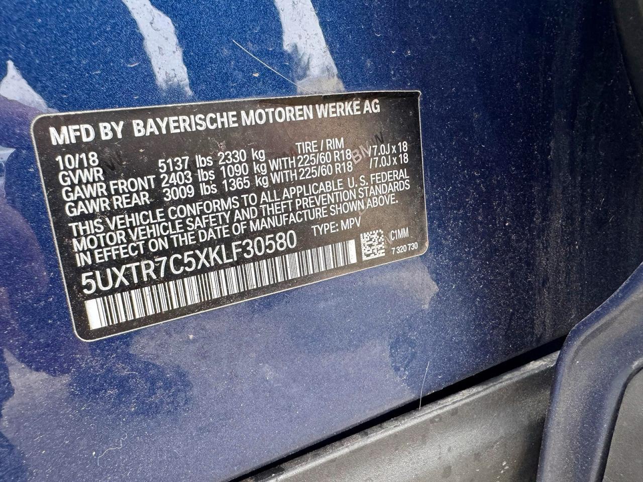 2019 BMW X3 Sdrive30I - zdjęcie 10